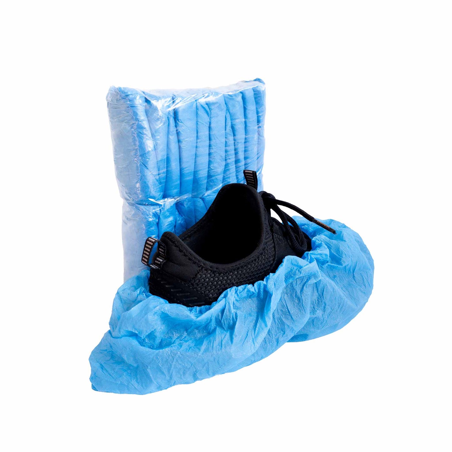 Disposable Overshoes, Blue One Size Unisex - Pack of 100